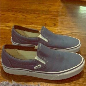 Blue Slip on Vans!